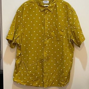 Men’s Plus Old Navy Mustard Button Down